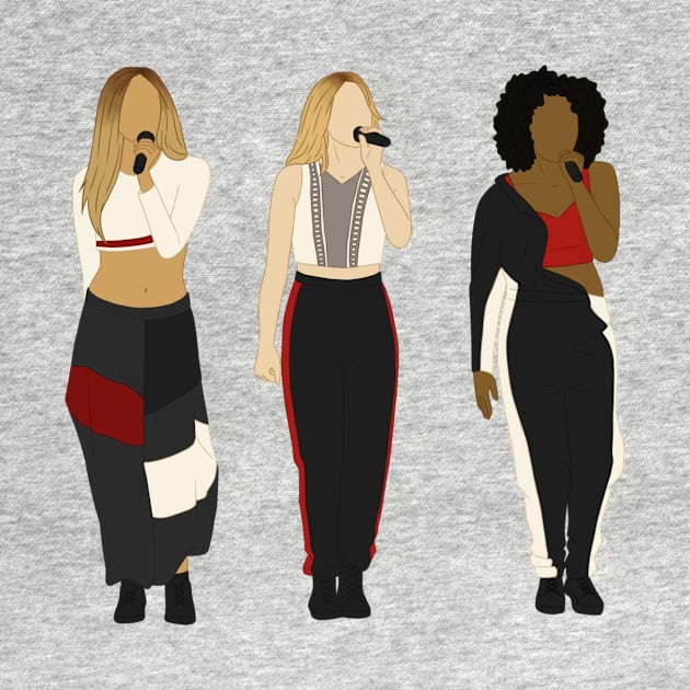 Little Mix Salute tour black, white and red outfit OT3 by maxtrology